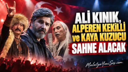 Ali Kınık, Alperen Kekilli ve Kaya Kuzucu Sahne Alacak