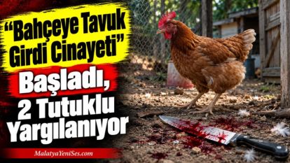 "Bahçeye Tavuk Girdi Cinayeti" Başladı, 2 Tutuklu Yargılanıyor