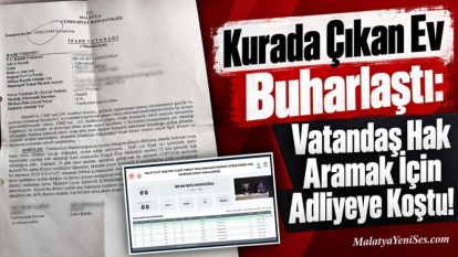 Kurada Çıkan Ev Buharlaştı: Vatandaş Hak Aramak İçin Adliyeye Koştu!