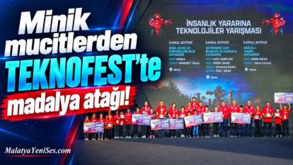 Minik mucitlerden TEKNOFEST'te madalya atağı!