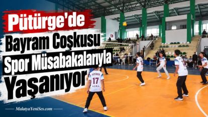 Pütürge'de Bayram Coşkusu Spor Müsabakalarıyla Yaşanıyor