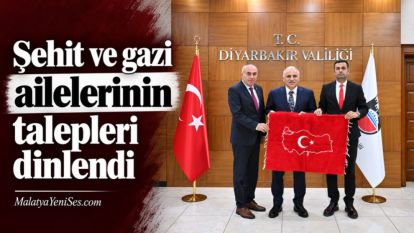Şehit ve gazi ailelerinin talepleri dinlendi