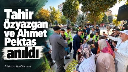  Tahir Özyazgan ve Ahmet Pektaş anıldı