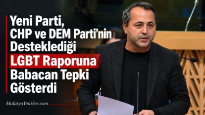 Yeni Parti, CHP ve DEM Parti'nin Desteklediği LGBT Raporuna Babacan Tepki Gösterdi