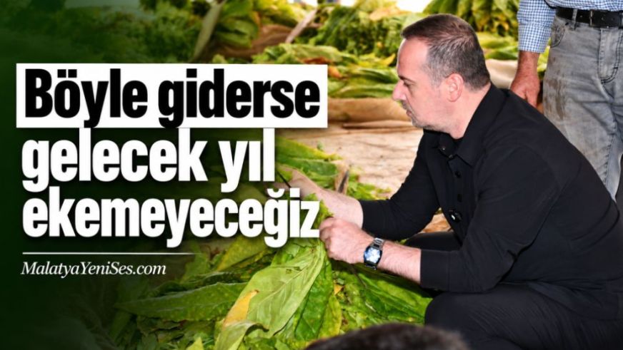 “Böyle giderse gelecek yıl ekemeyeceğiz”