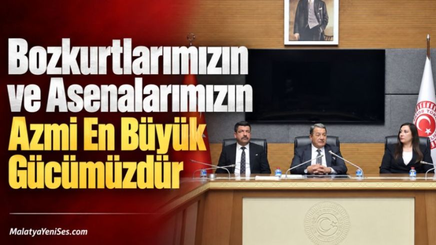 "Bozkurtlarımızın ve Asenalarımızın Azmi En Büyük Gücümüzdür"