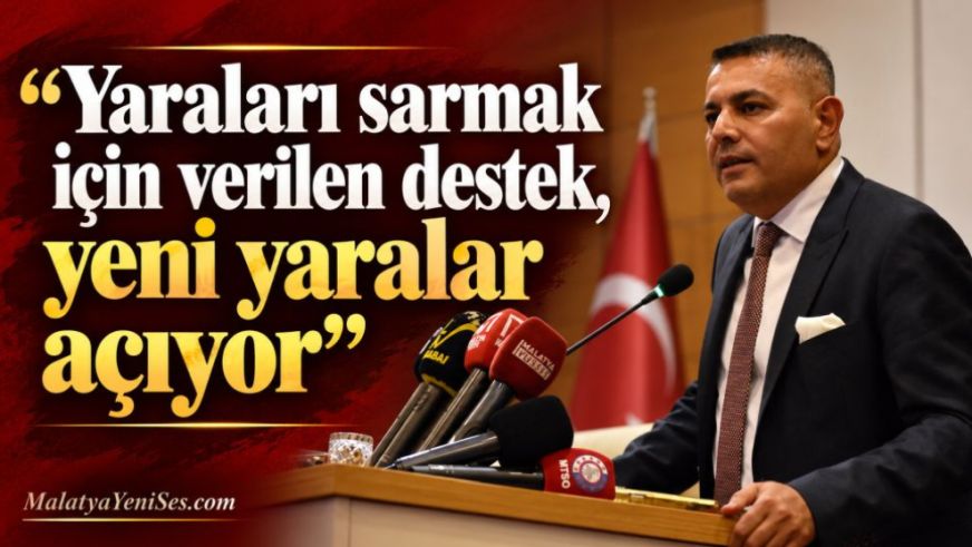 “Yaraları sarmak için verilen destek, yeni yaralar açıyor”